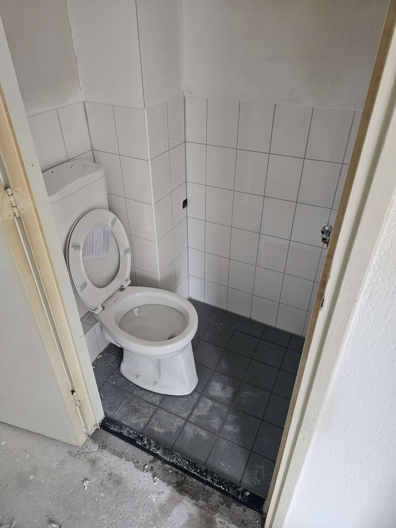 Vakman aan het werk